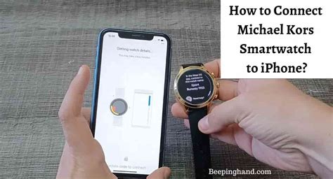 how to connect my michael kors watch to my iphone|‎Michael Kors Access on the App Store.